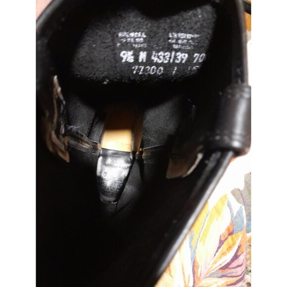 Frye U.S.A Made 12R Women's Harness Biker Boots Black Leather Sz 9.5M - Picture 14 of 15